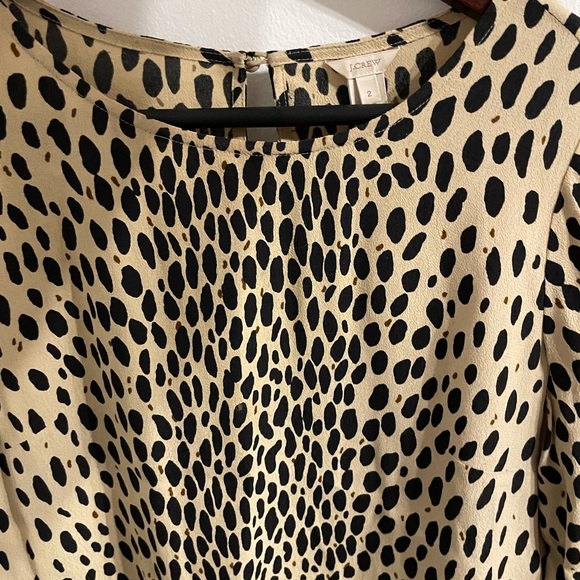 J. Crew Animal Print Blouse | 2 - Picture 5 of 7